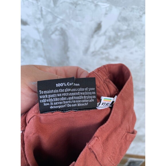 BIG BUD PRESS WORK PANTS - BURNT TERRACOTTA SIZE XS - Picture 12 of 12